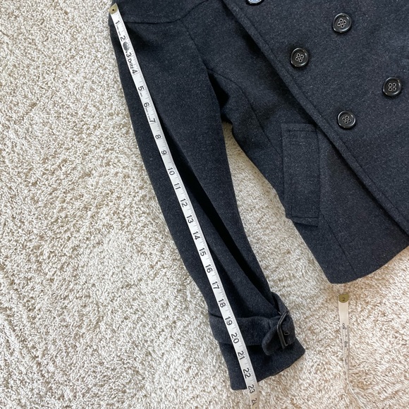 Charcoal Pea Coat by BCBG MaxAzria - Picture 4 of 10